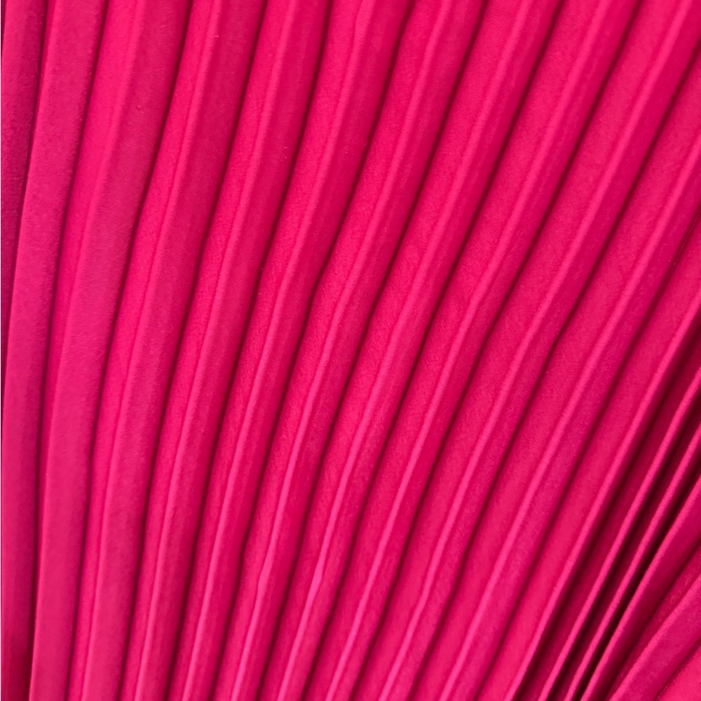 MELLODAY Fuchsia Pleated Maxi Dress - Picture 2 of 4